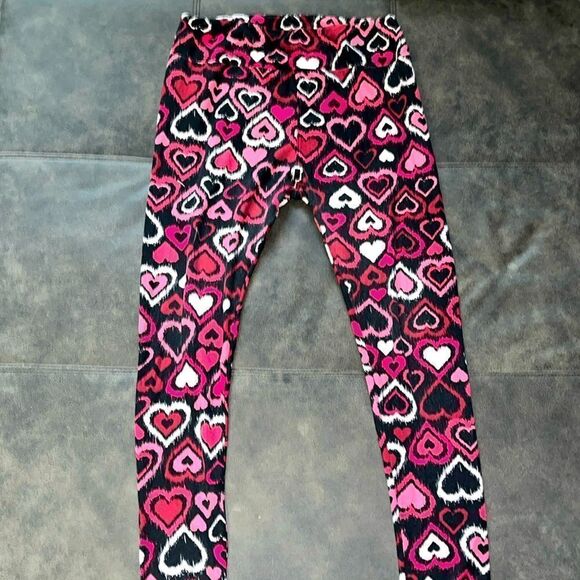 LuLaRoe Heart Leggings - Picture 1 of 3